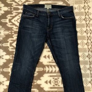 Current/Elliot The Cropped Straight Loved With Let Out Hem
